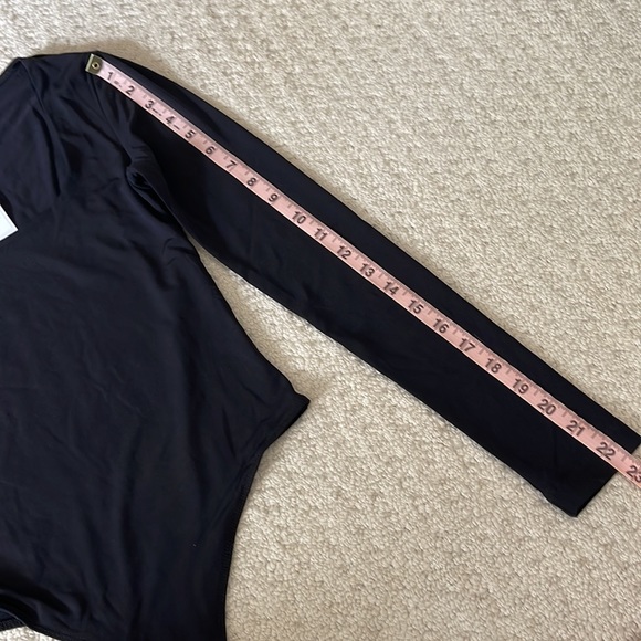 Dynamite NWT Maren Sculpt Long Sleeve Square Neck Bodysuit Size XS NEW - Picture 14 of 15